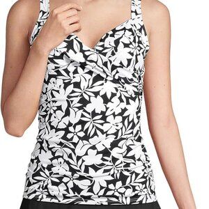 Ladies Lands' End Tankini Top Size12